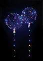 LED ballon Ø50 cm 2 stk. multifarvet